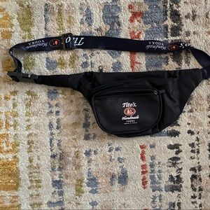 Tito’s Black Fanny Pack with Adjustable Strap